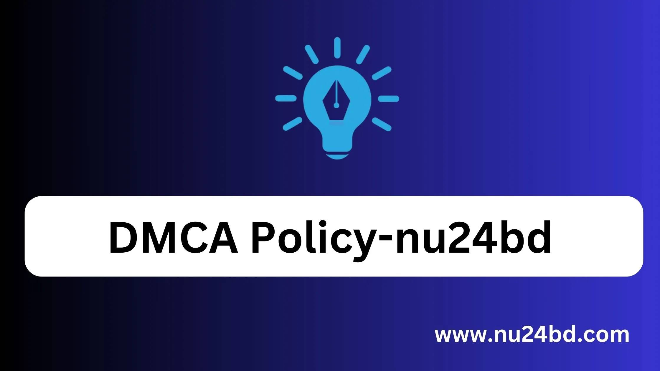 DMCA Policy-nu24bd