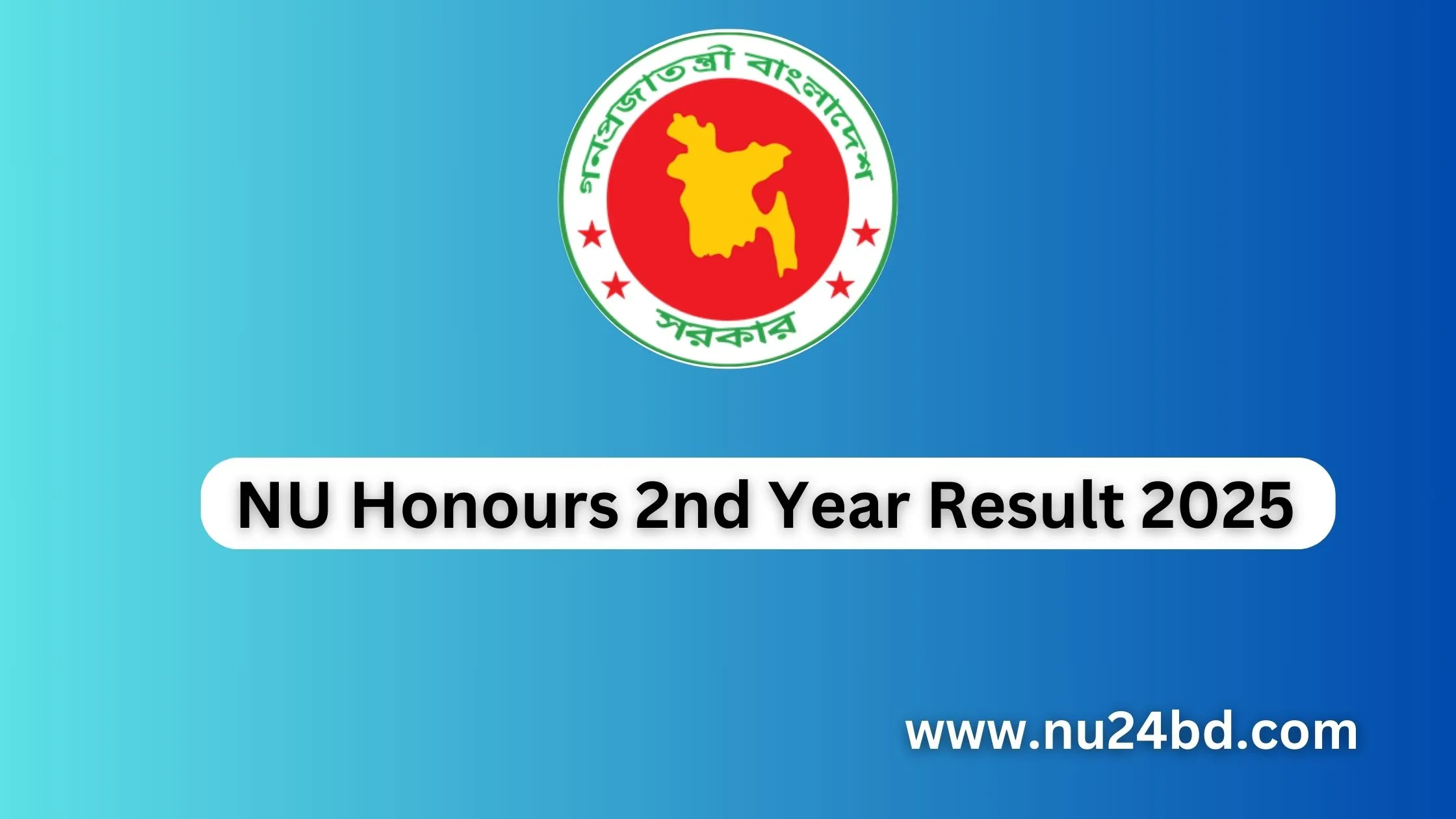 NU Honours 2nd Year Result 2025 with Marksheet & CGPA
